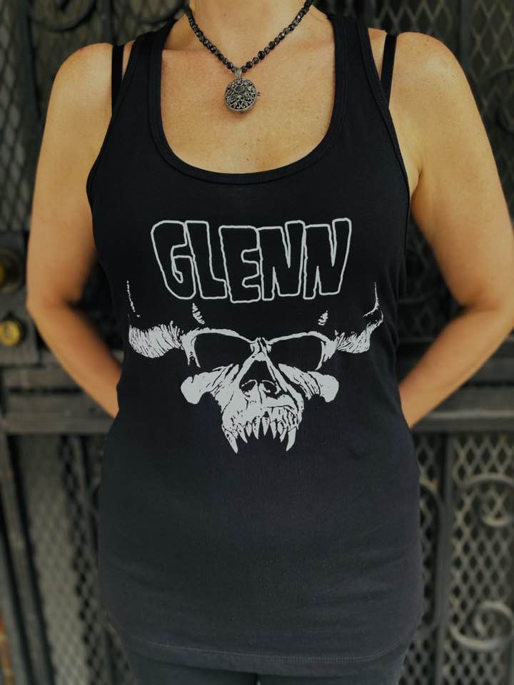 Glenn Danzig Logo Women's Band Tank Top - Black | Band T-Shirt