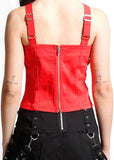 Tripp - Cherry Pie Red Corset Top