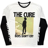 Long-sleeve shirt with 'The Cure' design featuring a silhouette and text.