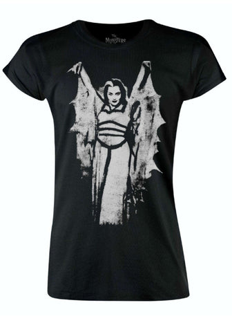 Lily Munster - "Batwing' Womens tee