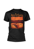Alice in Chains Dirt black t-shirt featuring album artwork, displayed against a white background.