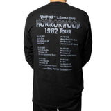Vampira '1982 Tour' Long Sleeve Men's Graphic T-Shirt - Black