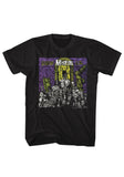 Misfits Earth A.D. black t-shirt featuring artwork from the album, displayed on a white background.