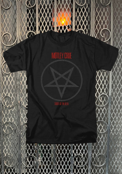 Motley Crue 'Shout at the Devil' Original Cover Art Men's Band T