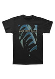 Nine Inch Nails Pretty Hate Machine black t-shirt featuring artwork from the album, displayed on a white background.
