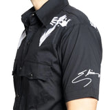 Elvira Western Men's Button Up Shirt - Black