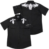 Elvira Western Men's Button Up Shirt - Black