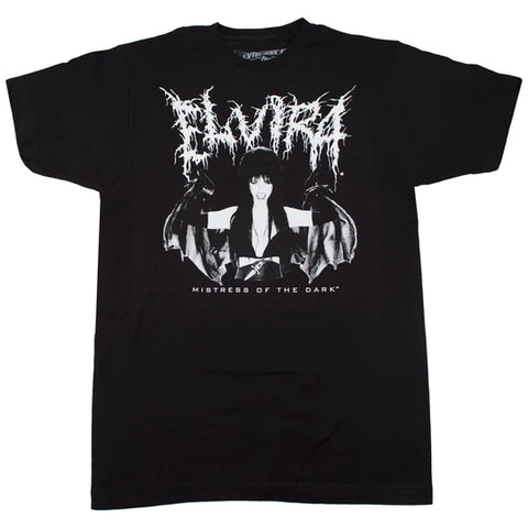 Elvira - 'Black Metal' Logo tee