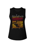 Alice in Chains Dirt black sleeveless t-shirt featuring the album artwork and name along with band name in white lettering, photographed flat on a white background.