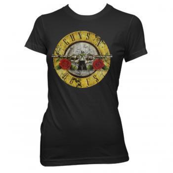 Guns 'n Roses - Distressed Logo Womens' tee