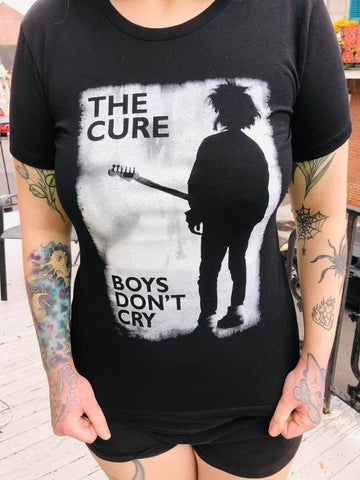The Cure - 'Boys Don't Cry' Womens Jumbo Print tee