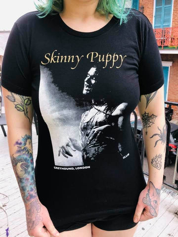Skinny Puppy - 'Greyhound Club-London' Womens tee