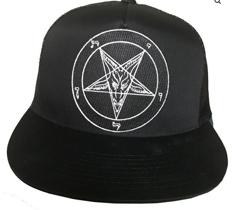 Embroidered Pentagram Hat