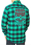 Franken Monster Green Flannel Shirt