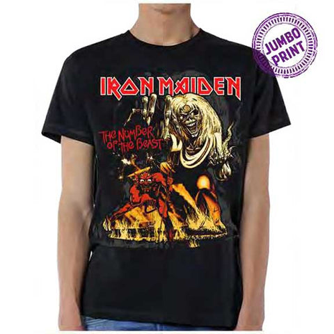 Iron Maiden - "Number of the Beast' Jumbo Print tee