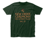 New Order - 'Ceremony' tee