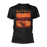 Close-up of Alice in Chains Dirt black t-shirt featuring album artwork, displayed against a white background.